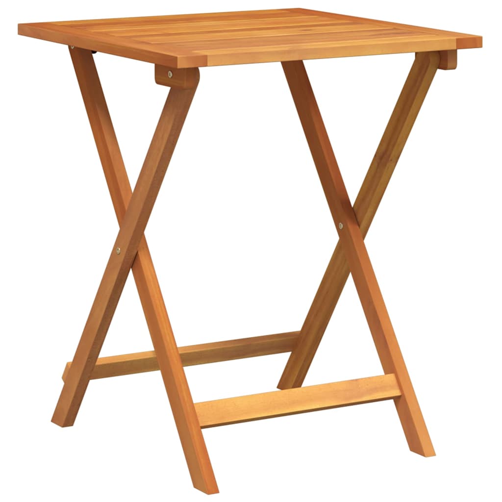 vidaXL Τραπέζι Κήπου Φυσικό 60 x 60 x 72 cm Στερεό Ξύλο Ακακίας