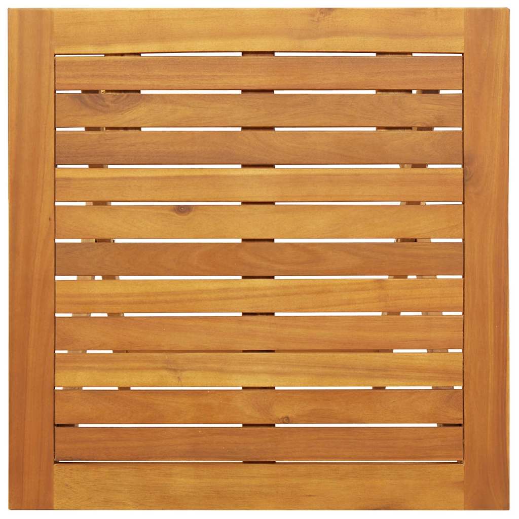 vidaXL Τραπέζι Κήπου Φυσικό 60 x 60 x 72 cm Στερεό Ξύλο Ακακίας