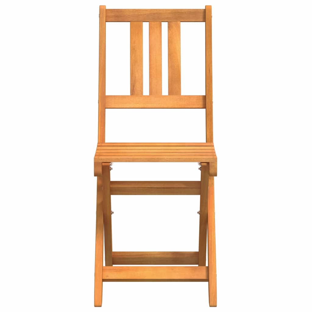 vidaXL Πτυσσόμενες καρέκλες κήπου 2 τεμάχια 36x46x85 εκ. Μασίφ ξύλο ακακίας