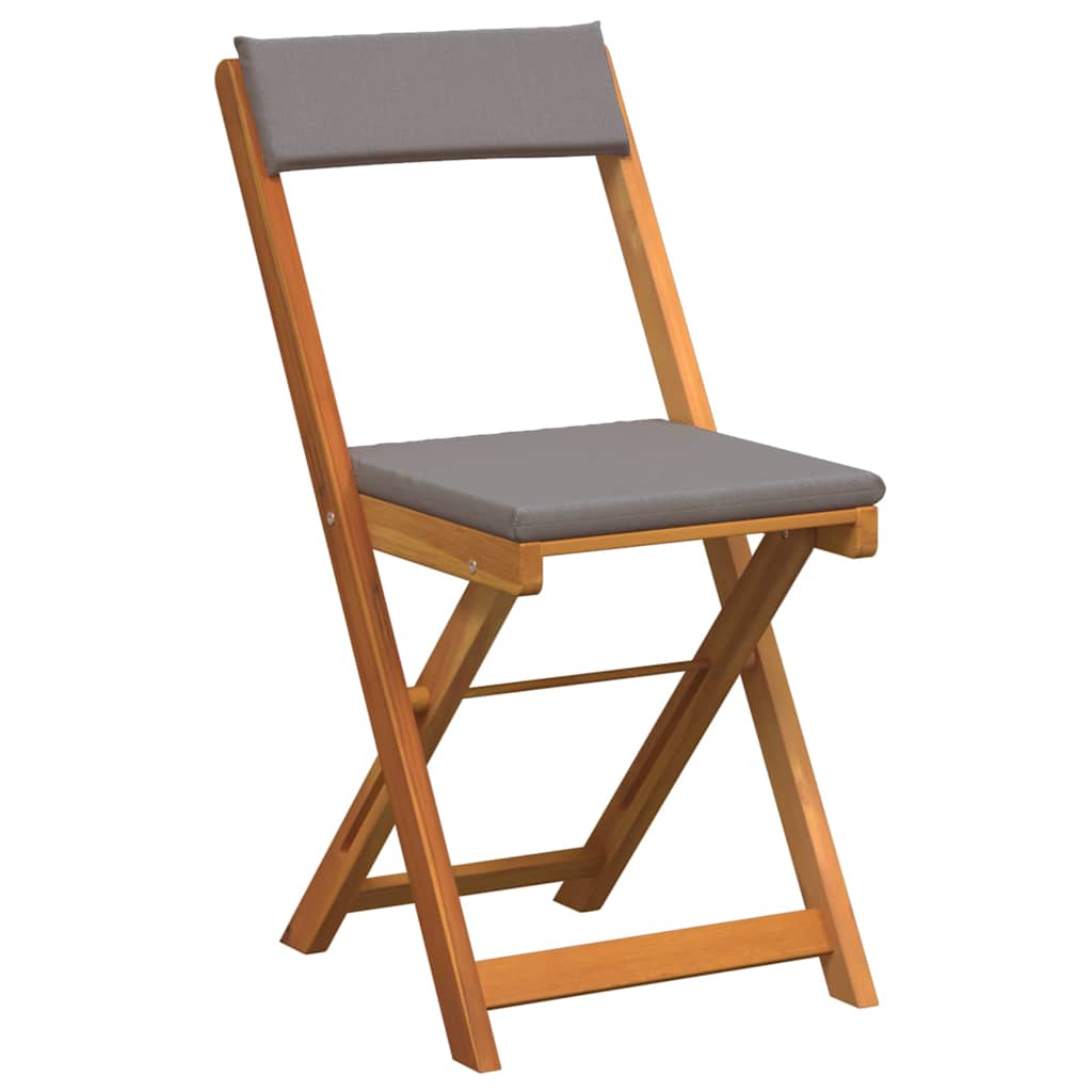 vidaXL Σετ μπιστρό 5 pcs Καφέ Μασίφ ξύλο ακακίας