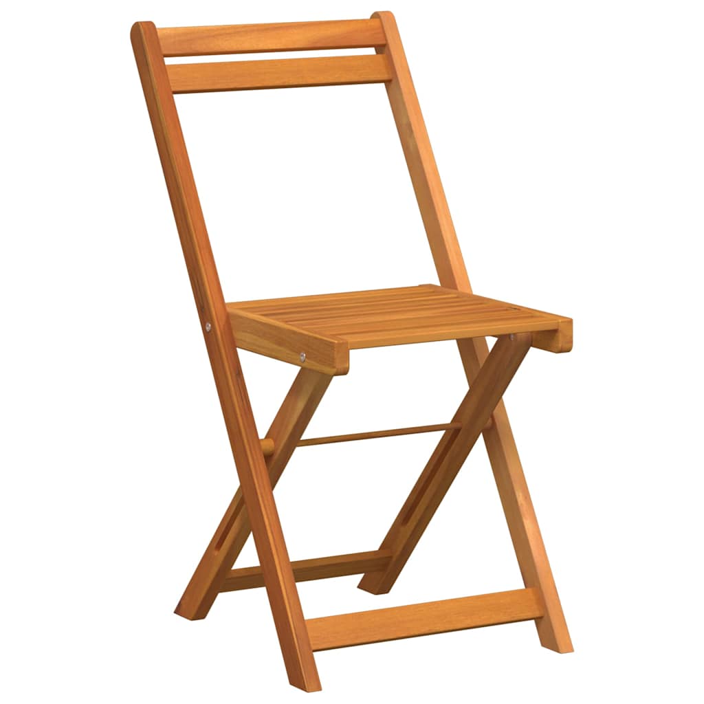 vidaXL Σετ μπιστρό 3 pcs Καφέ Μασίφ ξύλο ακακίας