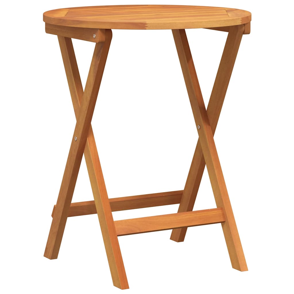 vidaXL Σετ μπιστρό 3 pcs Καφέ Μασίφ ξύλο ακακίας