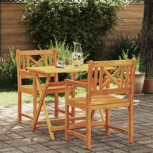 vidaXL Εξωτερικός πάγκος 2 pcs Φυσικό 56 x 55,5 x 90 εκ.