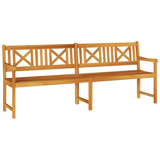 vidaXL Εξωτερικός πάγκος Φυσικό 220 x 56 x 90 εκ. Στερεό Ξύλο Ακακίας