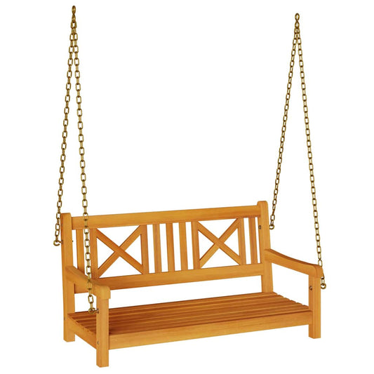 vidaXL Κούνια Κήπου Καφέ 119 x 35 x 47 εκ. Μασίφ ξύλο ακακίας