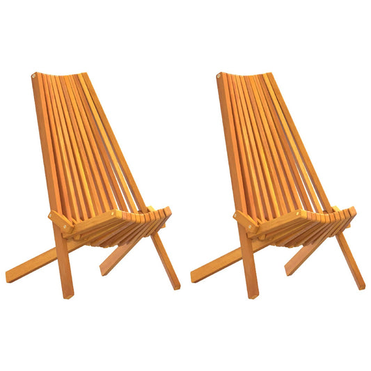 vidaXL Καρέκλα 2 pcs Καφέ 69 x 56 x 84 εκ. Στερεό Ξύλο Ακακίας