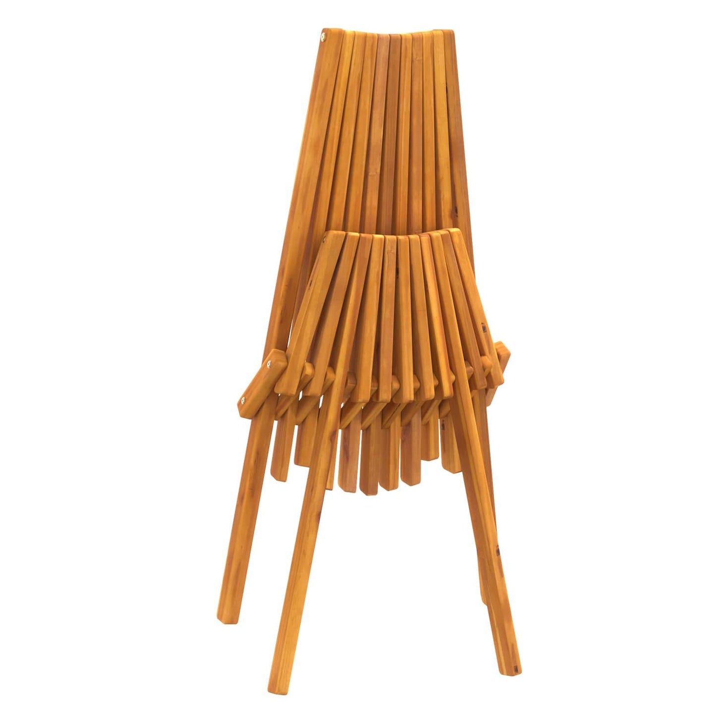 vidaXL Καρέκλα 2 pcs Καφέ 69 x 56 x 84 εκ. Στερεό Ξύλο Ακακίας