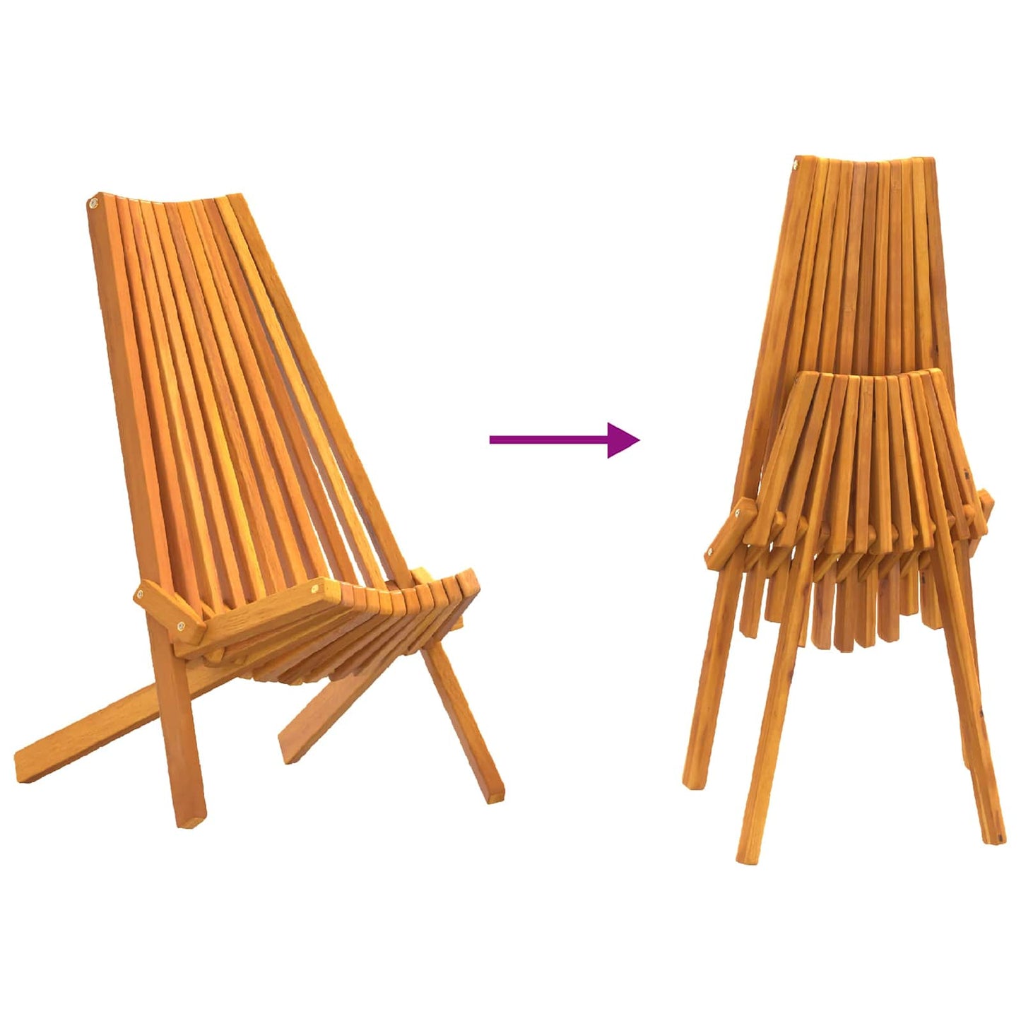 vidaXL Καρέκλα 2 pcs Καφέ 69 x 56 x 84 εκ. Στερεό Ξύλο Ακακίας