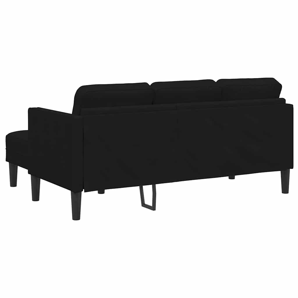 vidaXL Σετ Καναπέ με μαξιλάρι 2 pcs Μαύρο Πολυεστέρας