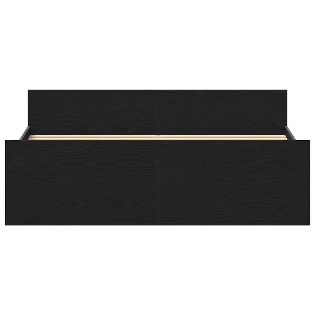 vidaXL Πλαίσιο κρεβατιού χωρίς στρώμα 135x190 εκ. Επεξεργασμένο Ξύλο