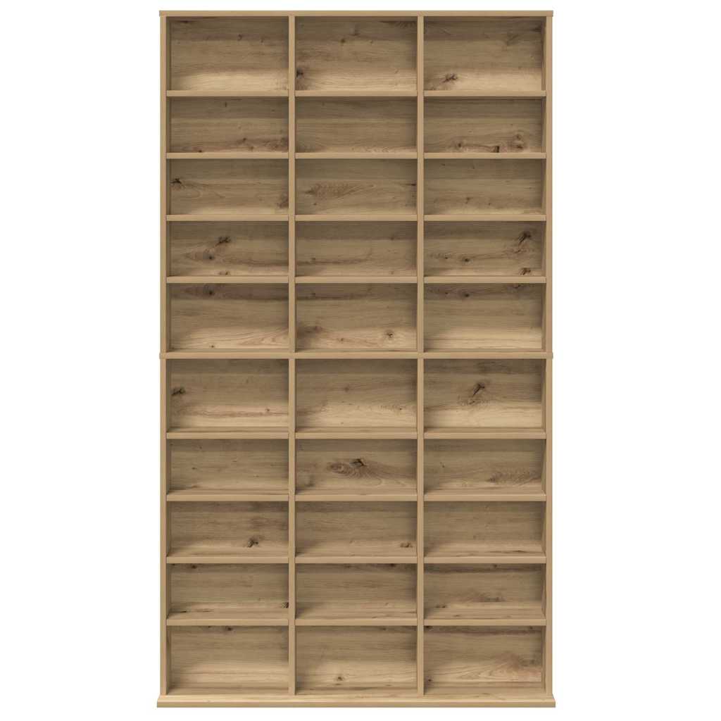 vidaXL Ντουλάπι CD artisan δρυς 101 x 23 x 177.5 εκ Επεξεργασμένο ξύλο