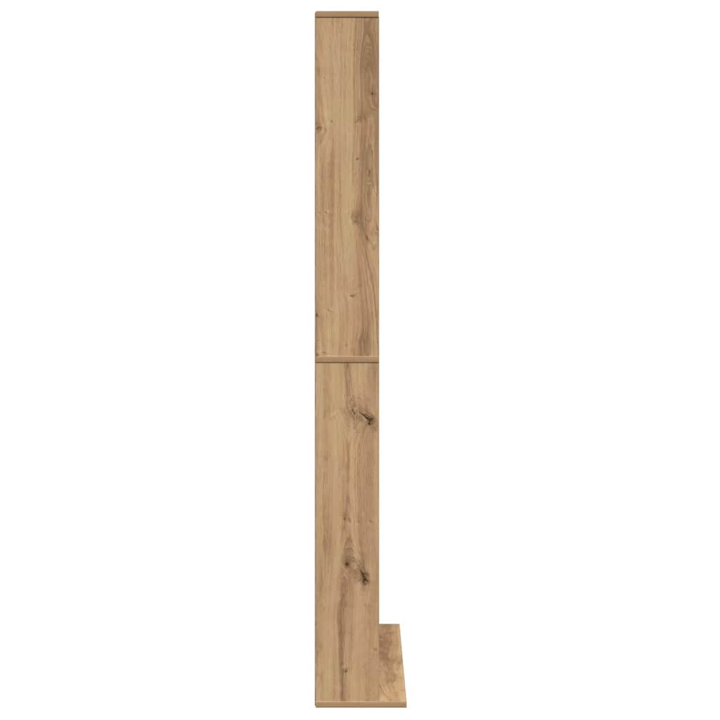 vidaXL Ντουλάπι CD artisan δρυς 101 x 23 x 177.5 εκ Επεξεργασμένο ξύλο