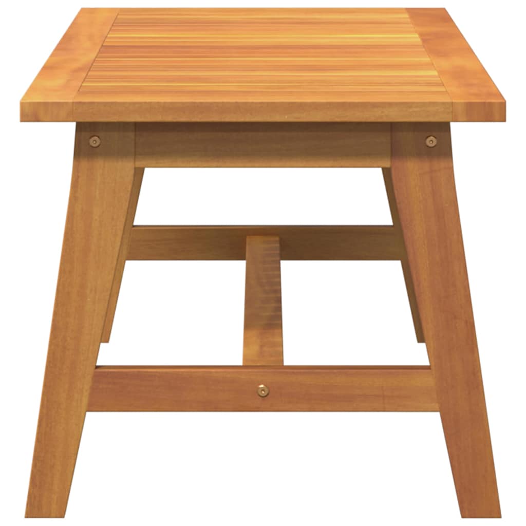 vidaXL Τραπέζι καφέ 90x45x40 εκ Μασίφ ξύλο ακακίας