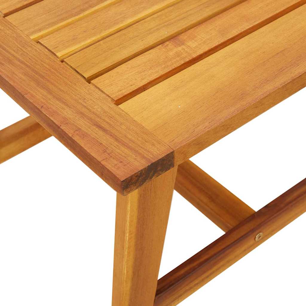vidaXL Πλαϊνό Τραπέζι 45x45x40 εκ. Μασίφ Ξύλο Ακακίας