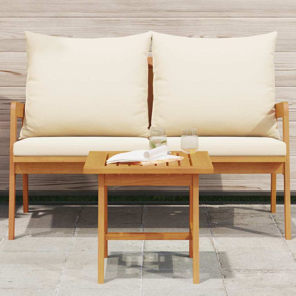 vidaXL Πλαϊνό Τραπέζι 45x45x40 εκ. Μασίφ Ξύλο Ακακίας