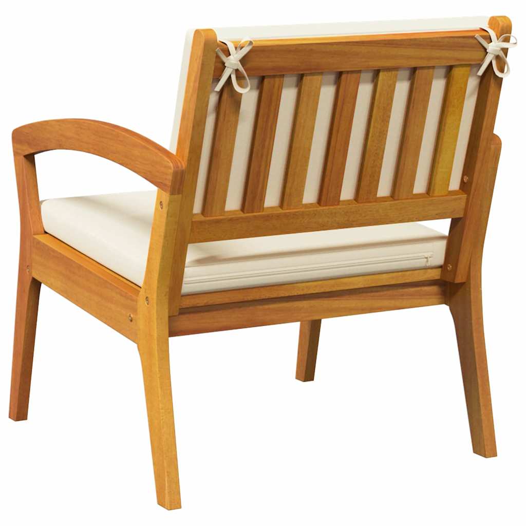 vidaXL Κήποι Καθίσματα 2 τμχ 59,5x70,5x72,5 εκ από μασίφ ξύλο ακακίας