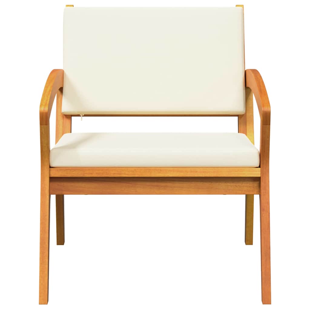 vidaXL Κήποι Καθίσματα 2 τμχ 59,5x70,5x72,5 εκ από μασίφ ξύλο ακακίας