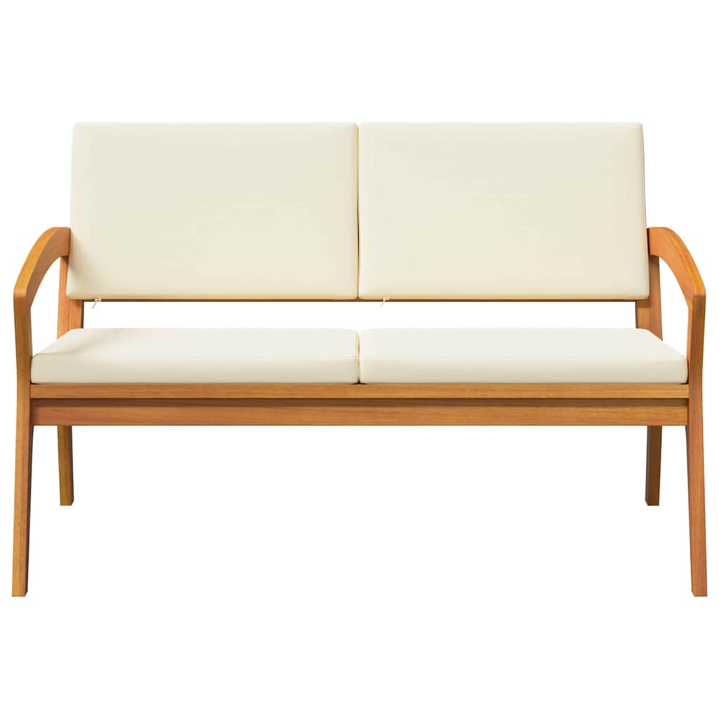 Παγκάκι Κήπου vidaXL με Μαξιλάρια 115x70x72 εκ Μασίφ Ξύλο Ακακίας