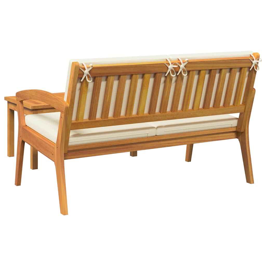 vidaXL Σετ Bistro 2 Τεμαχίων με Μαξιλάρια από Στερεό Ξύλο Ακακίας