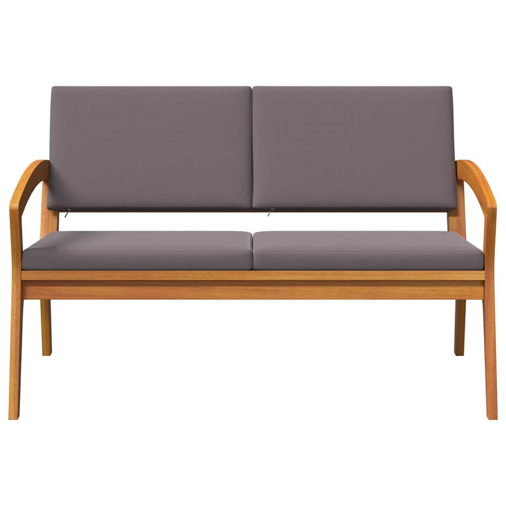 Πάγκος Κήπου vidaXL με Μαξιλάρια 115x70x72 εκ. από Μασίφ Ξύλο Ακακίας