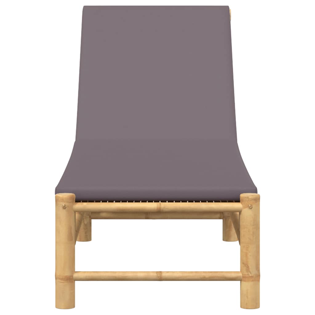 vidaXL Ξαπλώστρα με Μαξιλάρια 55 x 199 x 30 εκ. από Μπαμπού