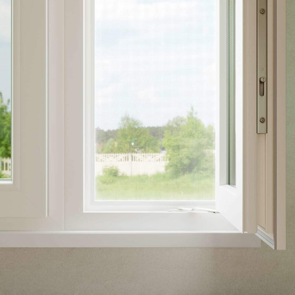 vidaXL Σίτα εντόμων Λευκό 100 x 500 cm Πλαστικό