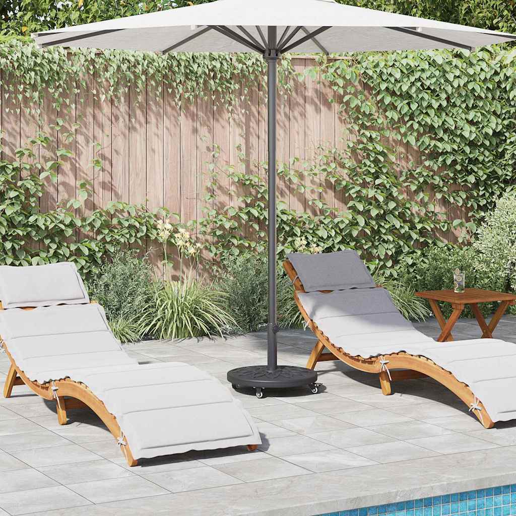 vidaXL Βάση ομπρέλας Art Deco Μαύρο Ø 45 x 39,5 εκ Σίδερο