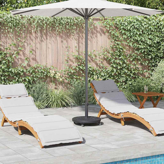 vidaXL Βάση ομπρέλας Art Deco Μαύρο Ø 45 x 39,5 εκ Σίδερο