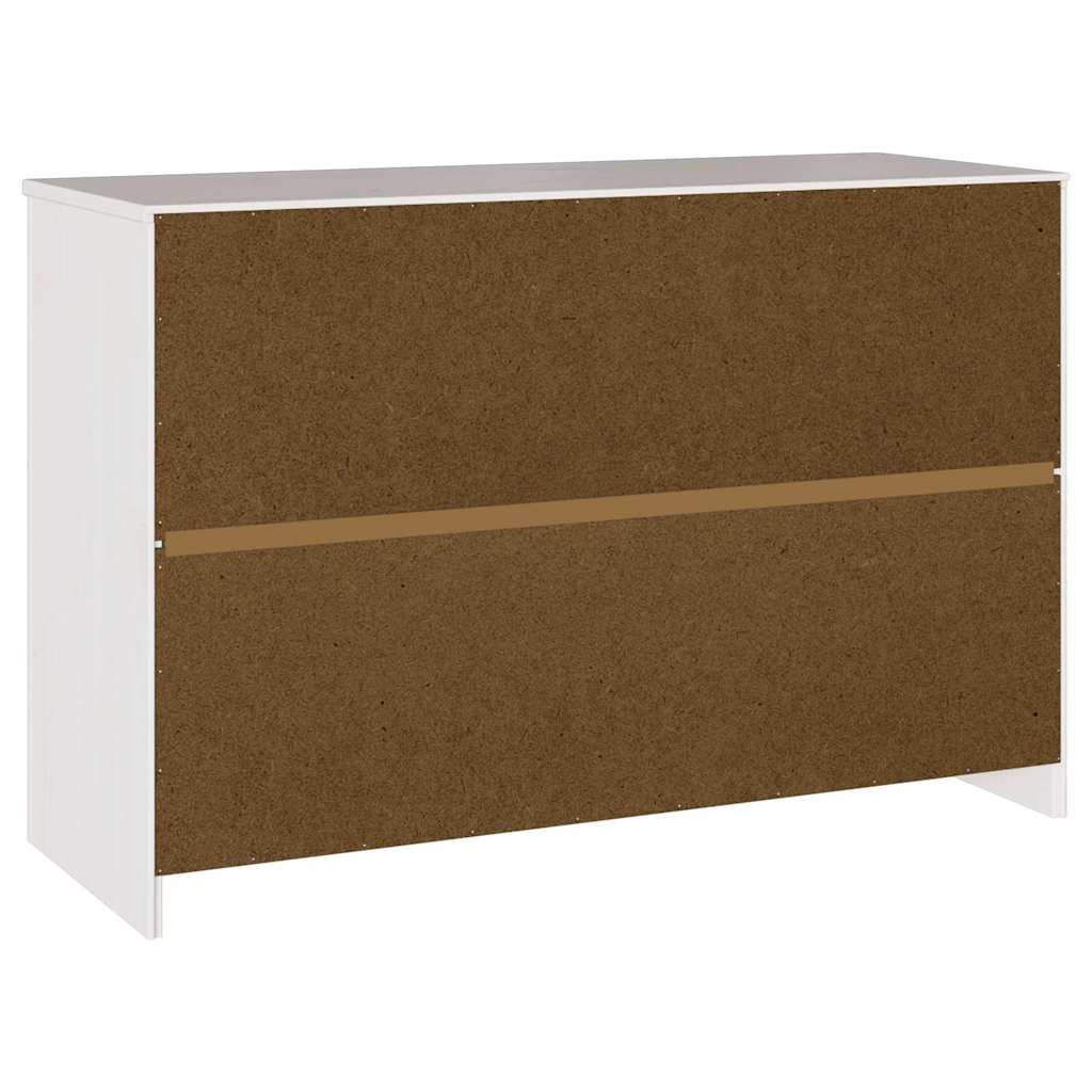 vidaXL Σύνθετο "DRAMMEN" Λευκό 114x43x75,5 εκ Ξύλο Πεύκου