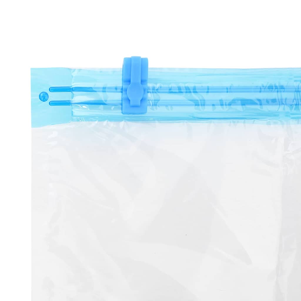 vidaXL Σακούλες Αποθήκευσης 50 pcs Διαφανές και Μπλε 130 x 100 cm