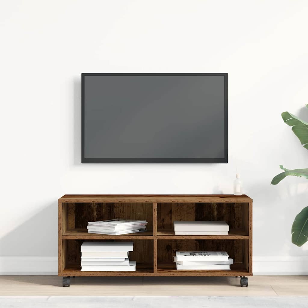 vidaXL Ντουλάπι TV Καφέ 90 x 35 x 40.5 εκ Επεξεργασμένο ξύλο