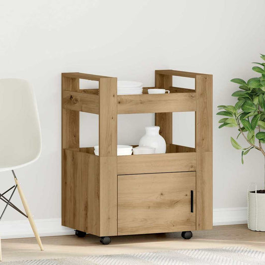 vidaXL Καρότσι Κουζίνας artisan δρυς 60 x 45 x 80 εκ