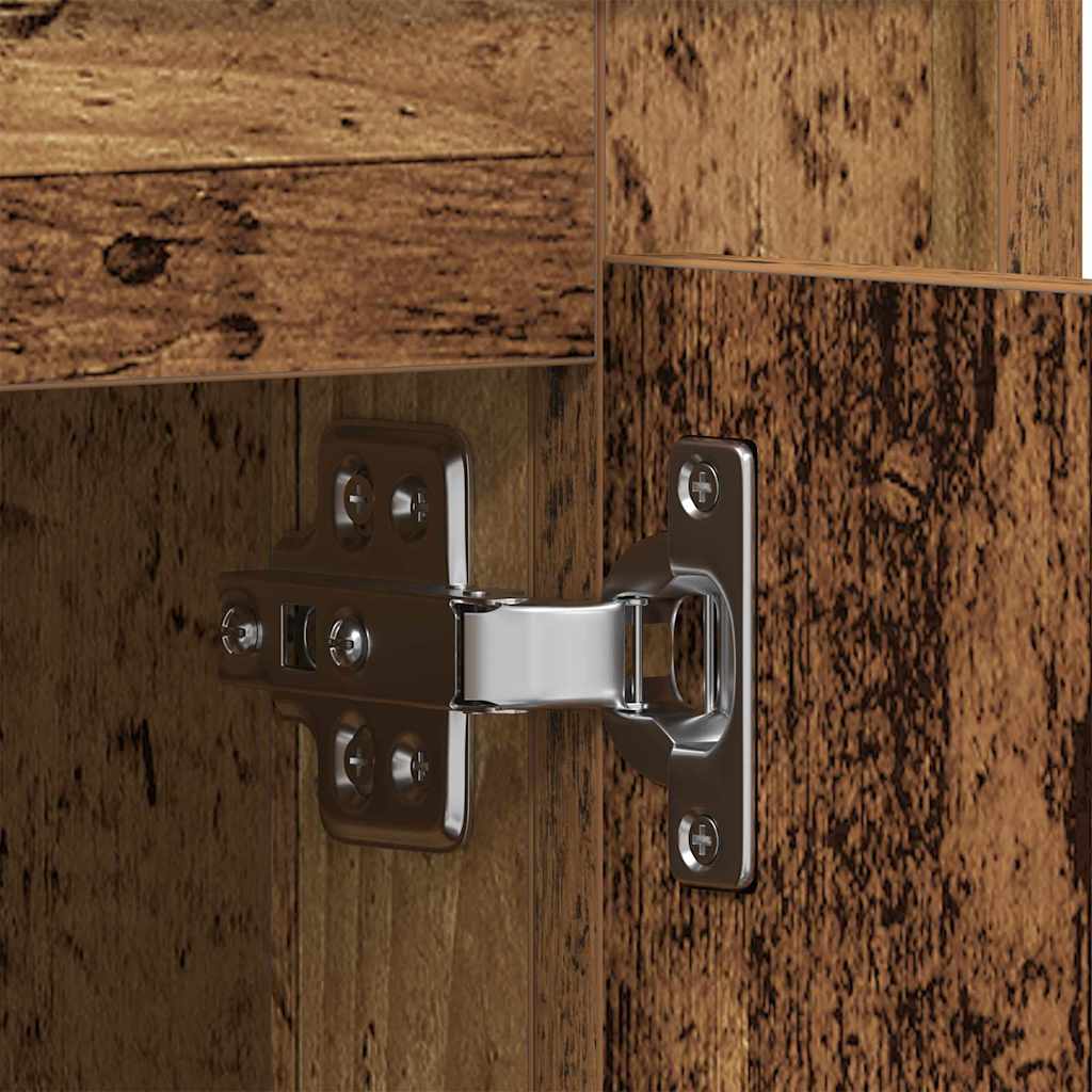 vidaXL Πλαϊνό γραφείο Παλιό ξύλο 80 x 40 x 75 εκ. Επεξεργασμένο ξύλο