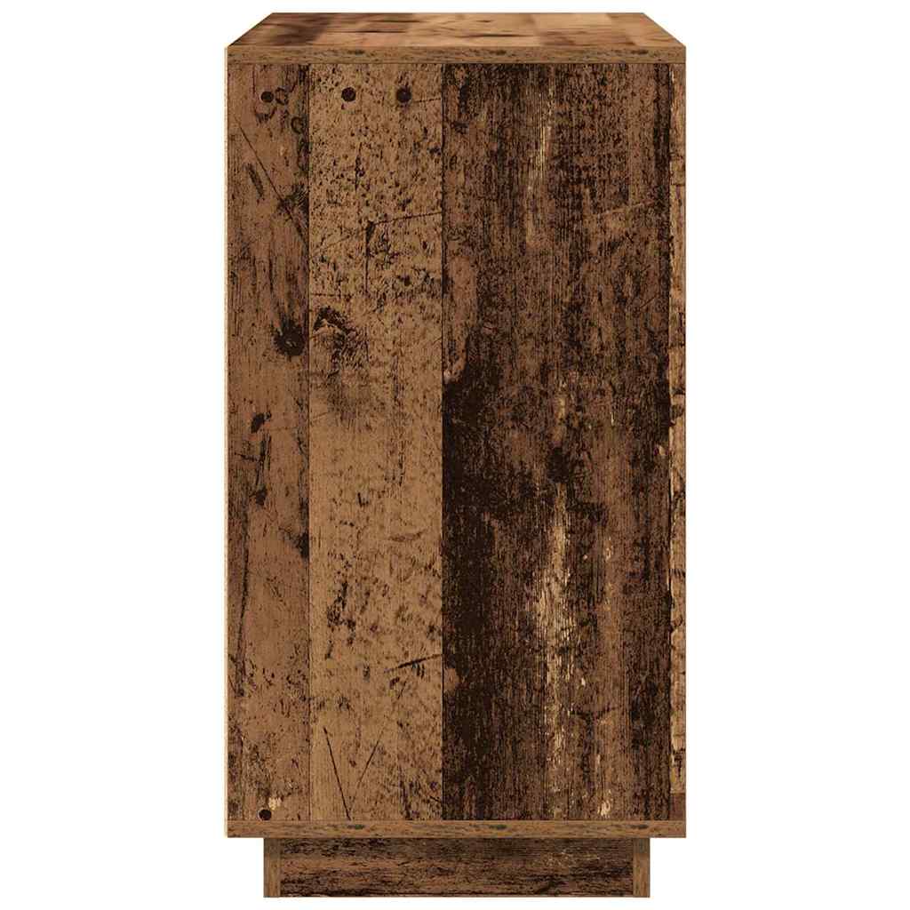 vidaXL Πλαϊνό γραφείο Παλιό ξύλο 80 x 40 x 75 εκ. Επεξεργασμένο ξύλο