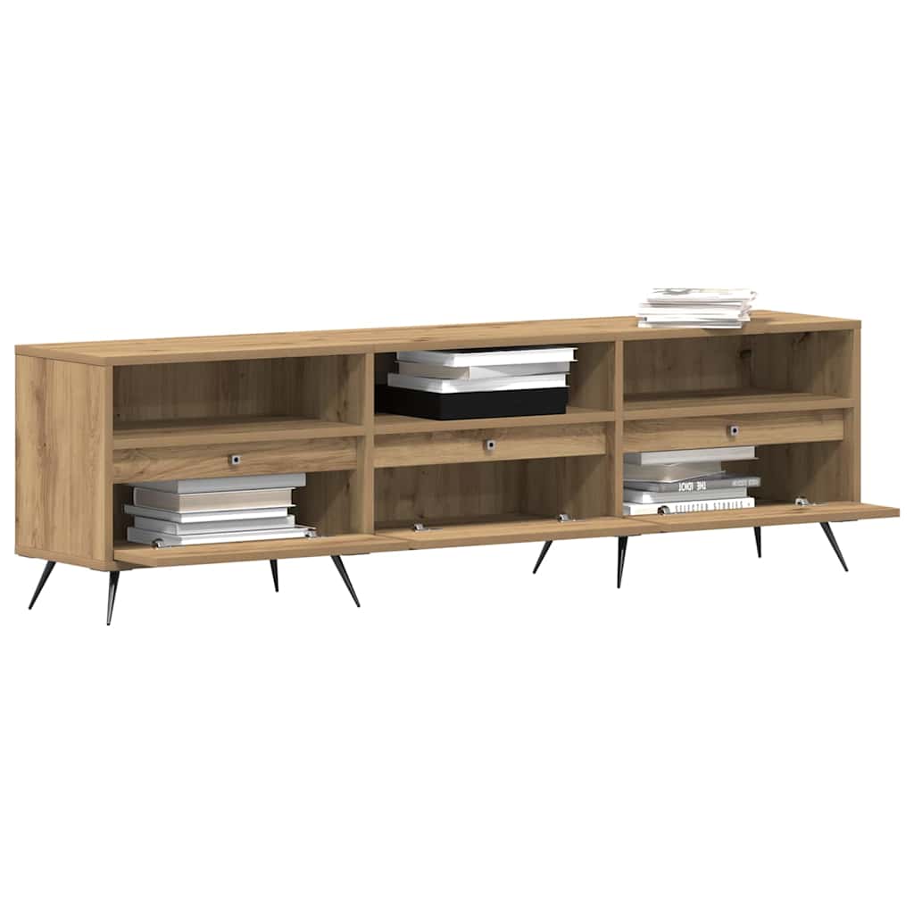 vidaXL Ντουλάπι TV artisan δρυς 150 x 30 x 44,5 εκ. Επεξεργασμένο ξύλο