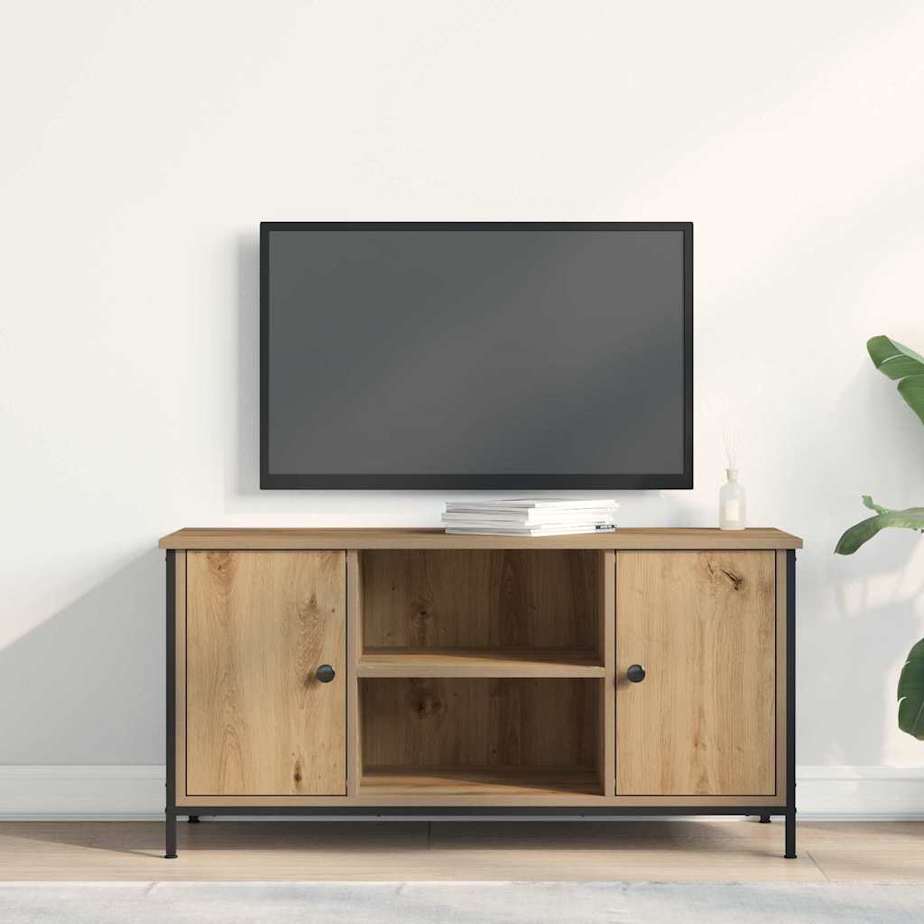 vidaXL Ντουλάπι TV artisan δρυς 100 x 40 x 50 cm Επεξεργασμένο ξύλο
