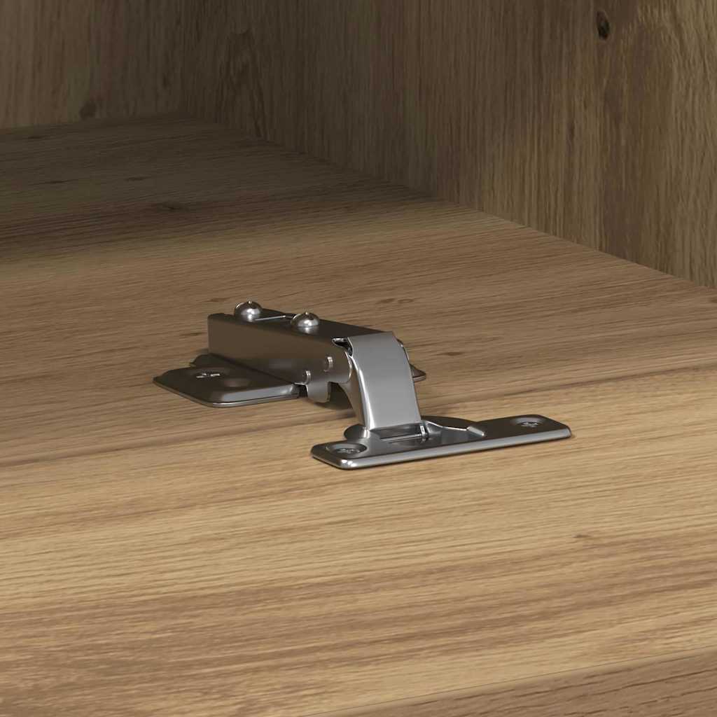 vidaXL Ντουλάπι Τηλεόρασης Τοίχου artisan δρυς 100 x 30 x 30 cm