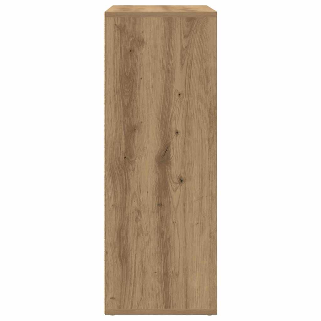 vidaXL Πλαϊνό γραφείο Artisan Oak 60 x 31 x 84 εκ. Επεξεργασμένο ξύλο