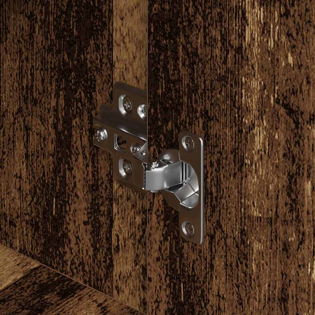 vidaXL Πλαϊνό γραφείο Παλιό ξύλο 79 x 38 x 80 εκ. Επεξεργασμένο ξύλο