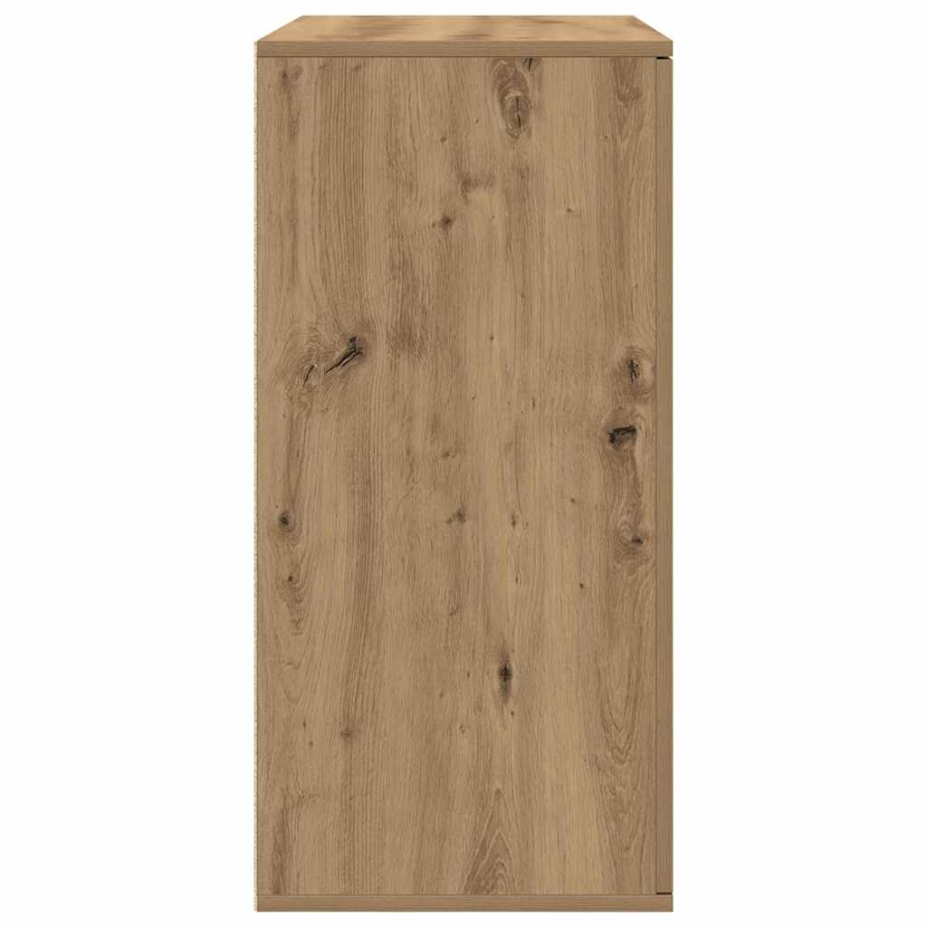 vidaXL Πλαϊνό γραφείο Artisan Oak 79 x 38 x 80 εκ. Επεξεργασμένο ξύλο