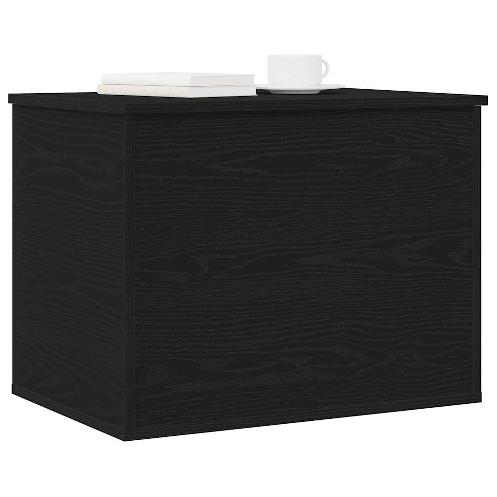vidaXL Κουτί αποθήκευσης Μαύρη δρυς 60 x 42 x 46 cm Επεξεργασμένο ξύλο