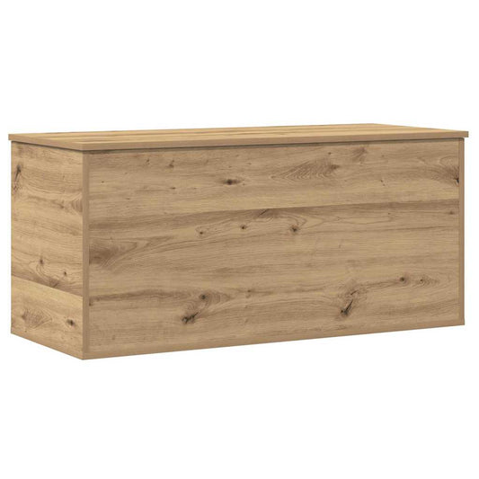 vidaXL Κουτί αποθήκευσης με αποθήκευση artisan δρυς 100 x 42 x 46 cm