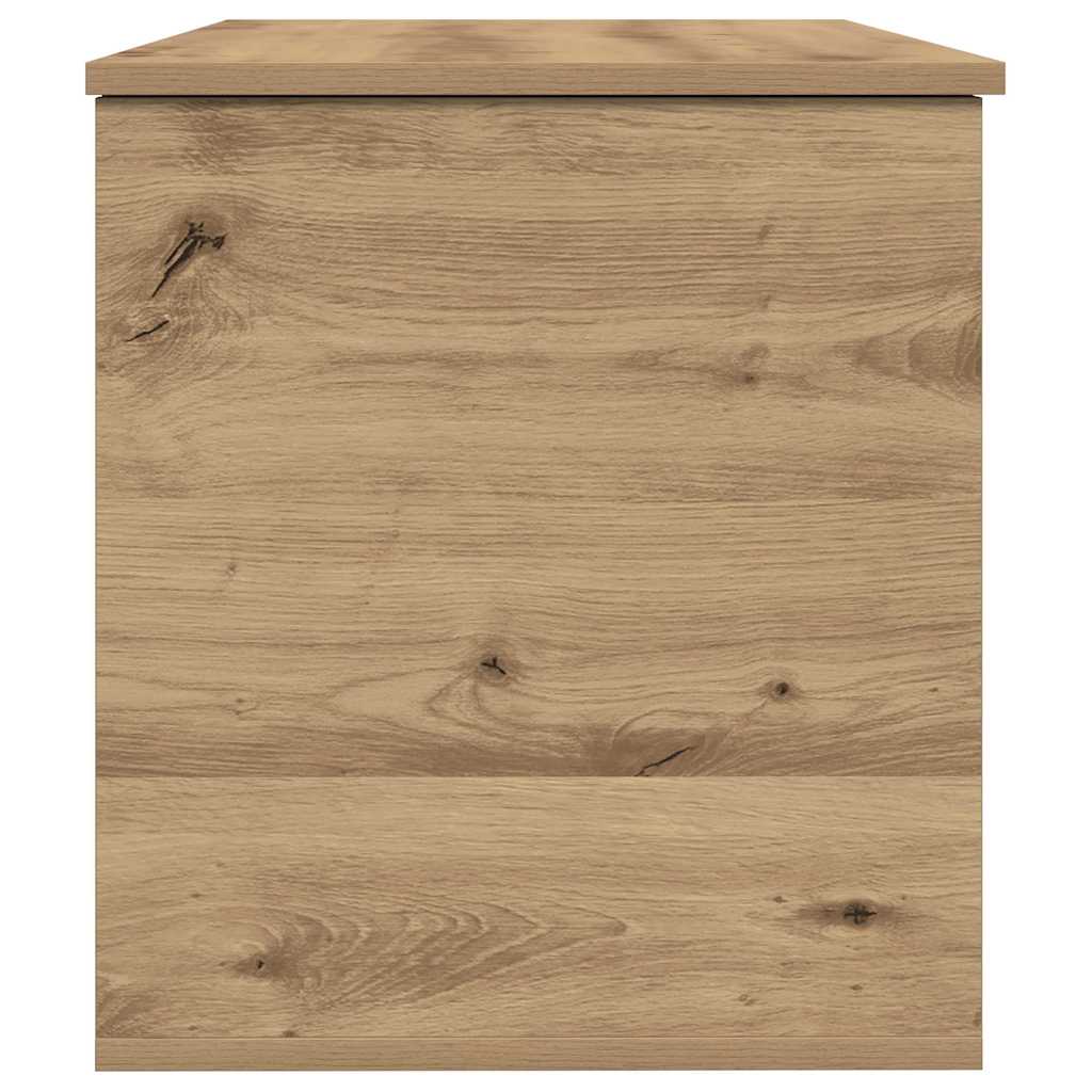 vidaXL Κουτί αποθήκευσης με αποθήκευση artisan δρυς 100 x 42 x 46 cm