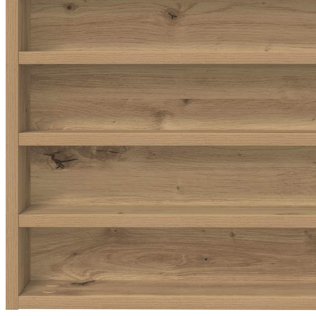vidaXL Βιτρίνα Artisan Oak 100 x 8,5 x 50 cm Επεξεργασμένο ξύλο