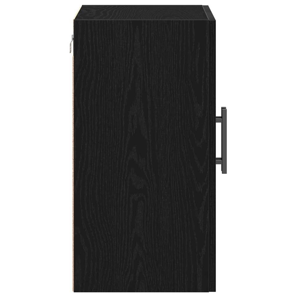 vidaXL Ντουλάπα Τοίχου Μαύρη δρυς 60 x 31 x 60 εκ. Επεξεργασμένο ξύλο