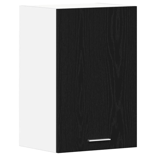 vidaXL Κρεμαστό Ντουλάπι Μαύρο Δρυς 40x31x60 εκ. από Τεχνητό Ξύλο