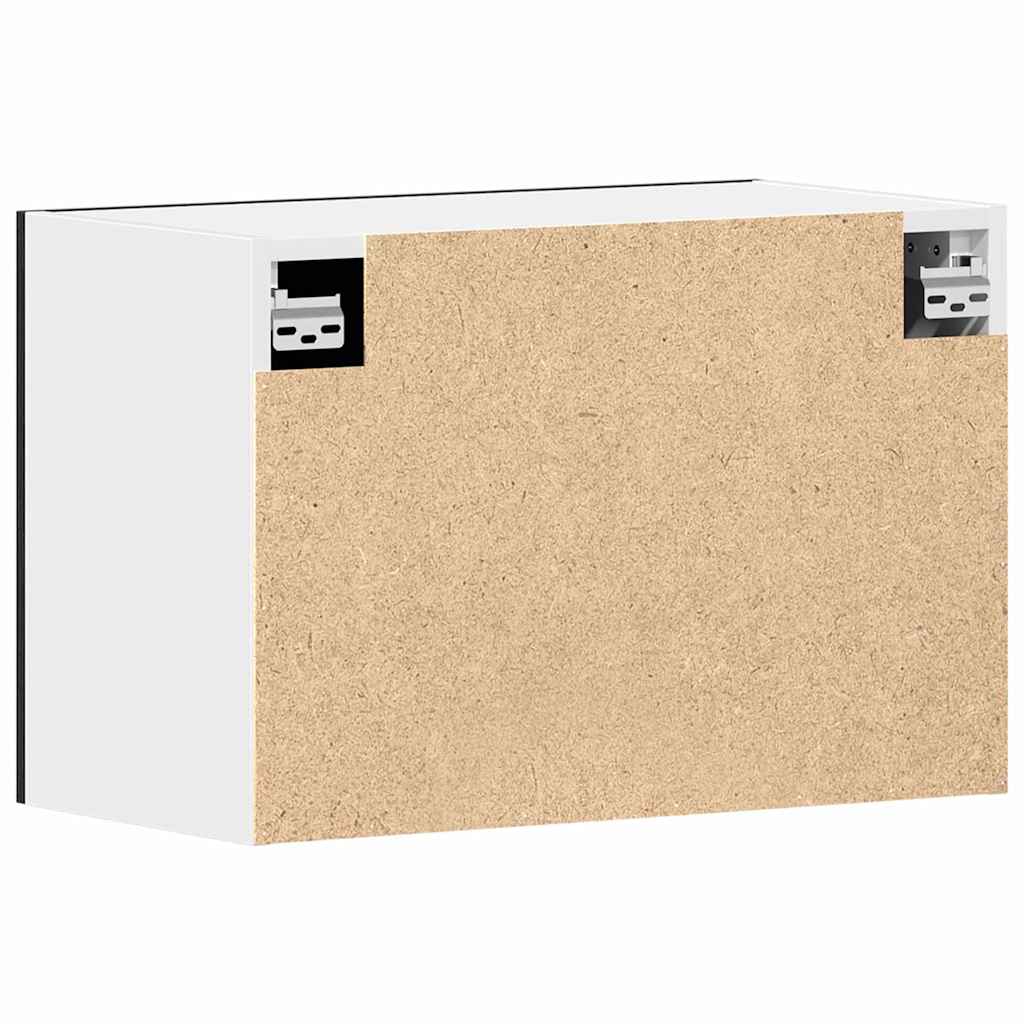 vidaXL Κρεμαστό ντουλάπι Επιτοίχιο Μαύρη δρυς 60 x 31 x 60 εκ.