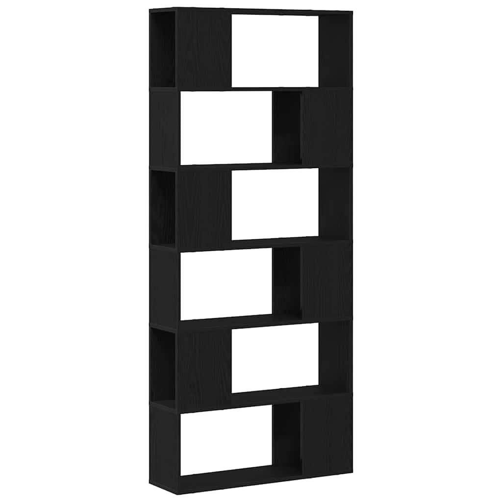 vidaXL Σετ επίπλου τηλεόρασης Επιτοίχιο Μαύρο 80 x 24 x 186 cm