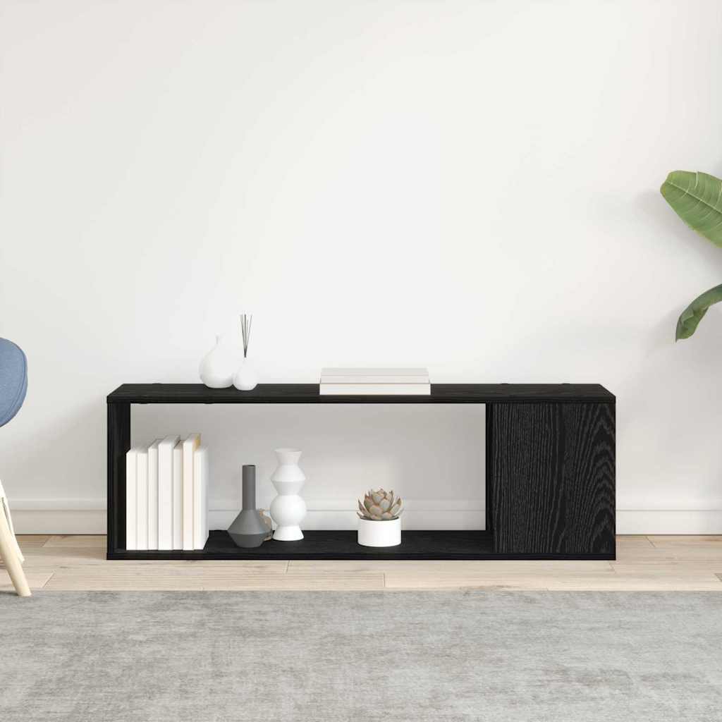 vidaXL Σετ επίπλου τηλεόρασης Επιτοίχιο Μαύρο 100 x 24 x 63 cm