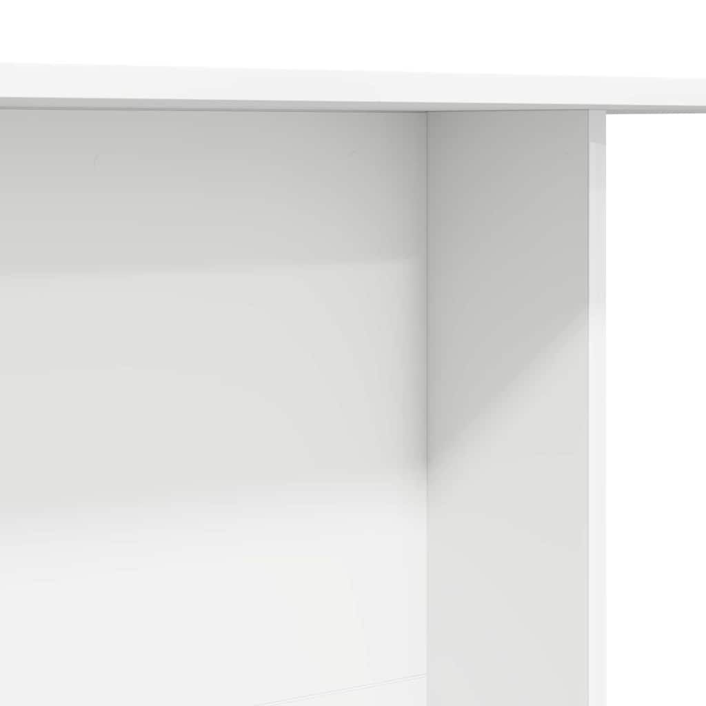 vidaXL Τραπεζαρία Λευκό 110 x 60 x 75 cm Επεξεργασμένο ξύλο